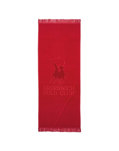 GREENWICH POLO CLUB ΠΕΤΣΕΤΑ ΘΑΛΑΣΣΗΣ 70Χ170 3657 RED