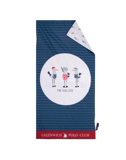 GREENWICH POLO CLUB JUNIOR ΠΕΤΣΕΤΑ ΘΑΛΑΣΣΗΣ 70Χ140 3880 BLUE