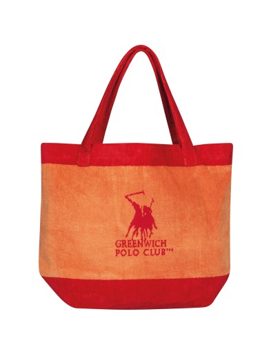 GREENWICH POLO CLUB ΤΣΑΝΤΑ ΘΑΛΑΣΣΗΣ 55Χ40 3860 CORAL, RED