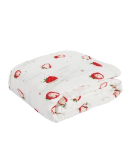 DAS BABY ΚΟΥΒΕΡΤΑ-ΜΟΥΣΕΛΙΝΑ ΑΓΚΑΛΙΑΣ RELAX 6621 ΚΟΚΚΙΝΟ, ΛΕΥΚΟ