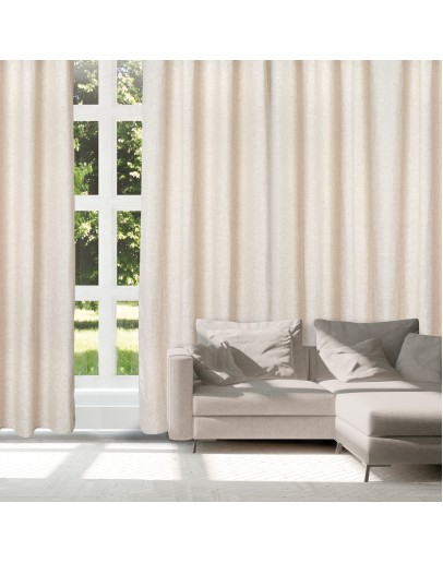 DAS HOME ΚΟΥΡΤΙΝΑ ΜΕ ΚΡΙΚΟΥΣ 140Χ270 2250 ΜΠΕΖ