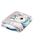 GREENWICH POLO CLUB JUNIOR ΚΟΥΒΕΡΤΑ FLEECE 8851 BLUE, GREY