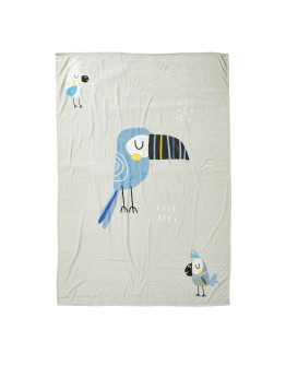 DAS KIDS ΚΟΥΒΕΡΤΑ FLEECE 160Χ220 4914 BLUE, GREY, MINT