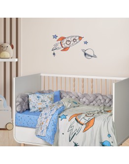 DAS BABY ΚΟΥΒΕΡΤΑ FLEECE ΚΟΥΝΙΑΣ FUN 4912 BLUE, GREY, ORANGE
