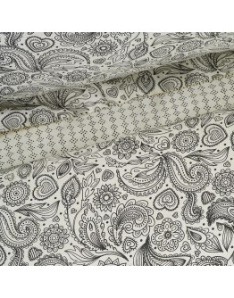 DAS HOME ΣΕΤ ΣΕΝΤΟΝΙΑ ΜΟΝΑ DAILY 3004 BLACK, WHITE