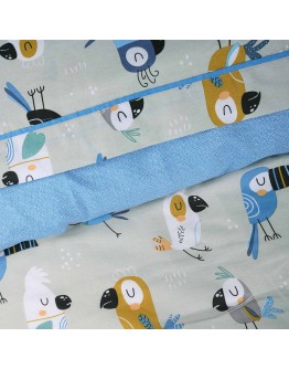 DAS KIDS ΣΕΤ ΠΑΠΛΩΜΑΤΟΘΗΚΗ ΜΟΝΗ 4914 BLUE, GREY, MINT