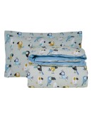 DAS KIDS ΣΕΤ ΠΑΠΛΩΜΑΤΟΘΗΚΗ ΜΟΝΗ 4914 BLUE, GREY, MINT