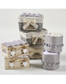 DAS HOME ΣΕΤ ΠΕΤΣΕΤΕΣ 4ΤΕΜΑΧΙΩΝ SOFT 4006 WHITE