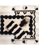 DAS HOME ΤΑΠΕΤΟ 50Χ80 0767 BLACK, IVORY