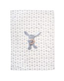 GREENWICH POLO CLUB ΚΟΥΒΕΡΤΑ FLEECE ΑΓΚΑΛΙΑΣ ESSENTIAL 8844 BLUE, WHITE