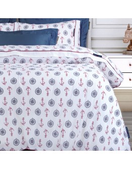 GREENWICH POLO CLUB ΣΕΤ ΣΕΝΤΟΝΙΑ ΥΠΕΡΔΙΠΛΑ ESSENTIAL 2182 ΚΟΚΚΙΝΟ, ΛΕΥΚΟ, ΜΠΛΕ