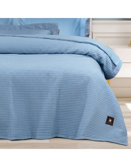 GREENWICH POLO CLUB ΚΟΥΒΕΡΤΑ ΠΙΚΕ 220X240 ESSENTIAL 3457 ΜΠΛΕ ΡΑΦ