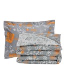 DAS KIDS ΣΕΤ ΣΕΝΤΟΝΙΑ ΜΟΝΑ 4941 GREY, ORANGE
