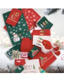 DAS HOME CHRISTMAS ΠΟΤΗΡΟΠΑΝΑ ΣΕΤ 2ΤΜΧ 30X50 0810 RED, WHITE