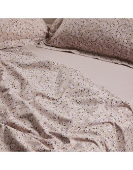 DAS HOME ΣΕΤ ΣΕΝΤΟΝΙΑ ΥΠΕΡΔΙΠΛΑ ΜΕ ΛΑΣΤΙΧΟ CASUAL 5434 TAUPE