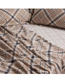 DAS HOME ΣΕΤ ΣΕΝΤΟΝΙΑ ΥΠΕΡΔΙΠΛΑ ΜΕ ΛΑΣΤΙΧΟ CASUAL 5435 BEIGE, BLACK