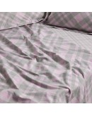 DAS HOME ΣΕΤ ΣΕΝΤΟΝΙΑ ΥΠΕΡΔΙΠΛΑ ΜΕ ΛΑΣΤΙΧΟ CASUAL 5436 MINT, PINK