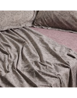 DAS HOME ΣΕΤ ΣΕΝΤΟΝΙΑ ΜΟΝΑ ΜΕ ΛΑΣΤΙΧΟ CASUAL 5438 GREY, LILAC