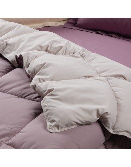 DAS HOME ΠΑΠΛΩΜΑ ΥΠΕΡΔΙΠΛΟ HAPPY 9691 BEIGE, PURPLE