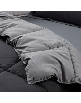 DAS HOME ΠΑΠΛΩΜΑ ΜΟΝΟ HAPPY 9693 BLACK, GREY