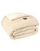 GREENWICH POLO CLUB ΚΟΥΒΕΡΤΟΠΑΠΛΩΜΑ RABBIT FAUX FUR KING ESSENTIAL 3960 ECRU