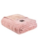 GREENWICH POLO CLUB ΚΟΥΒΕΡΤΑ FAUX FUR ΥΠΕΡΔΙΠΛΗ PREMIUM 3499 SALMON