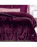 GREENWICH POLO CLUB ΚΟΥΒΕΡΤΑ FLEECE 220X240 ESSENTIAL 4440 BORDEAUX