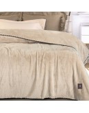 GREENWICH POLO CLUB ΚΟΥΒΕΡΤΑ FLEECE 220X240 ESSENTIAL 4438 BEIGE