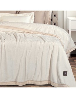 GREENWICH POLO CLUB ΚΟΥΒΕΡΤΑ VELOUR KING ESSENTIAL 3974 ROYAL WHITE