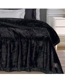 GREENWICH POLO CLUB ΚΟΥΒΕΡΤΑ VELOUR KING ESSENTIAL 3975 BLACK