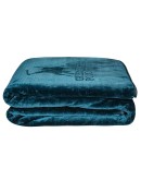 GREENWICH POLO CLUB ΚΟΥΒΕΡΤΑ VELOUR ΜΟΝΗ ESSENTIAL 3498 DARK AQUAMARINE