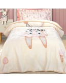 GREENWICH POLO CLUB ΚΟΥΒΕΡΤΑ VELOUR JUNIOR ESSENTIAL 8859 CREAM