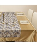 DAS HOME ΣΕΤ ΤΡΑΠΕΖΟΜΑΝΤΗΛΟ 2ΤΜΧ 140Χ220 0866 GOLDEN