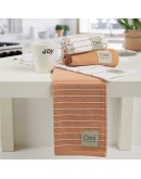 DAS HOME ΣΕΤ ΠΟΤΗΡΟΠΑΝΑ 2ΤΜΧ 30Χ50 0826 TERACOTTA, WHITE