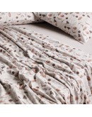 DAS HOME ΣΕΤ ΣΕΝΤΟΝΙΑ ΥΠΕΡΔΙΠΛΑ HAPPY FLANNEL 9681 BEIGE, BROWN