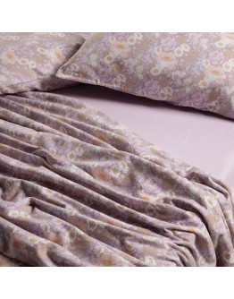 DAS HOME ΣΕΤ ΣΕΝΤΟΝΙΑ ΥΠΕΡΔΙΠΛΑ HAPPY FLANNEL 9682 GREY, LILAC