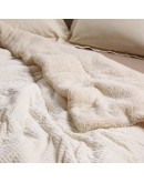 DAS HOME ΚΟΥΒΕΡΤΟΠΑΠΛΩΜΑ SHERPA ΥΠΕΡΔΙΠΛΟ 1366 ECRU