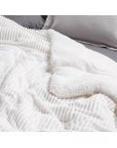 DAS HOME ΚΟΥΒΕΡΤΟΠΑΠΛΩΜΑ SHERPA ΥΠΕΡΔΙΠΛΟ 1364 WHITE