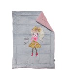 DAS KIDS ΚΟΥΒΕΡΤΟΠΑΠΛΩΜΑ 160Χ220 4971 GREY, PINK