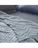 DAS HOME ΚΟΥΒΕΡΤΑ BUBBLE FLEECE 220Χ240 1371 LIGHT BLUE
