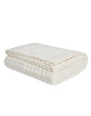 DAS HOME ΚΟΥΒΕΡΤΑ BUBBLE FLEECE 240Χ260 1369 IVORY