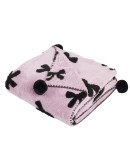 DAS HOME ΚΟΥΒΕΡΤΑ ΚΑΝΑΠΕ JACQUARD FLEECE 1381 LILAC