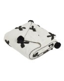 DAS HOME ΚΟΥΒΕΡΤΑ ΚΑΝΑΠΕ JACQUARD FLEECE 1382 BEIGE