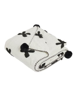 DAS HOME ΚΟΥΒΕΡΤΑ ΚΑΝΑΠΕ JACQUARD FLEECE 1382 BEIGE