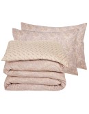 DAS HOME ΣΕΤ ΠΑΠΛΩΜΑΤΟΘΗΚΗ ΥΠΕΡΔΙΠΛΗ HAPPY FLANNEL 9680 GREY, YELLOW