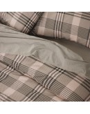 DAS HOME ΣΕΤ ΠΑΠΛΩΜΑΤΟΘΗΚΗ ΜΟΝΗ HAPPY FLANNEL 9679 BEIGE, OLIVE