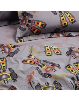 DAS KIDS ΣΕΤ ΠΑΠΛΩΜΑΤΟΘΗΚΗ ΜΟΝΗ 4974 GREY