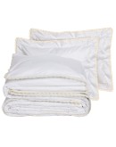 DAS HOME ΠΑΠΛΩΜΑΤΟΘΗΚΗ ΣΕΤ KING PRESTIGE 1708 WHITE