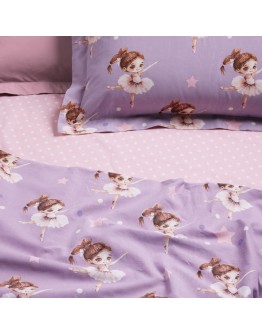 DAS KIDS ΣΕΤ ΠΑΠΛΩΜΑΤΟΘΗΚΗ ΜΟΝΗ 4972 PINK, PURPLE