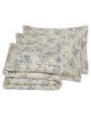 DAS HOME ΠΑΠΛΩΜΑΤΟΘΗΚΗ ΣΕΤ ΥΠΕΡΔΙΠΛΗ PRESTIGE 1712 GREY, IVORY